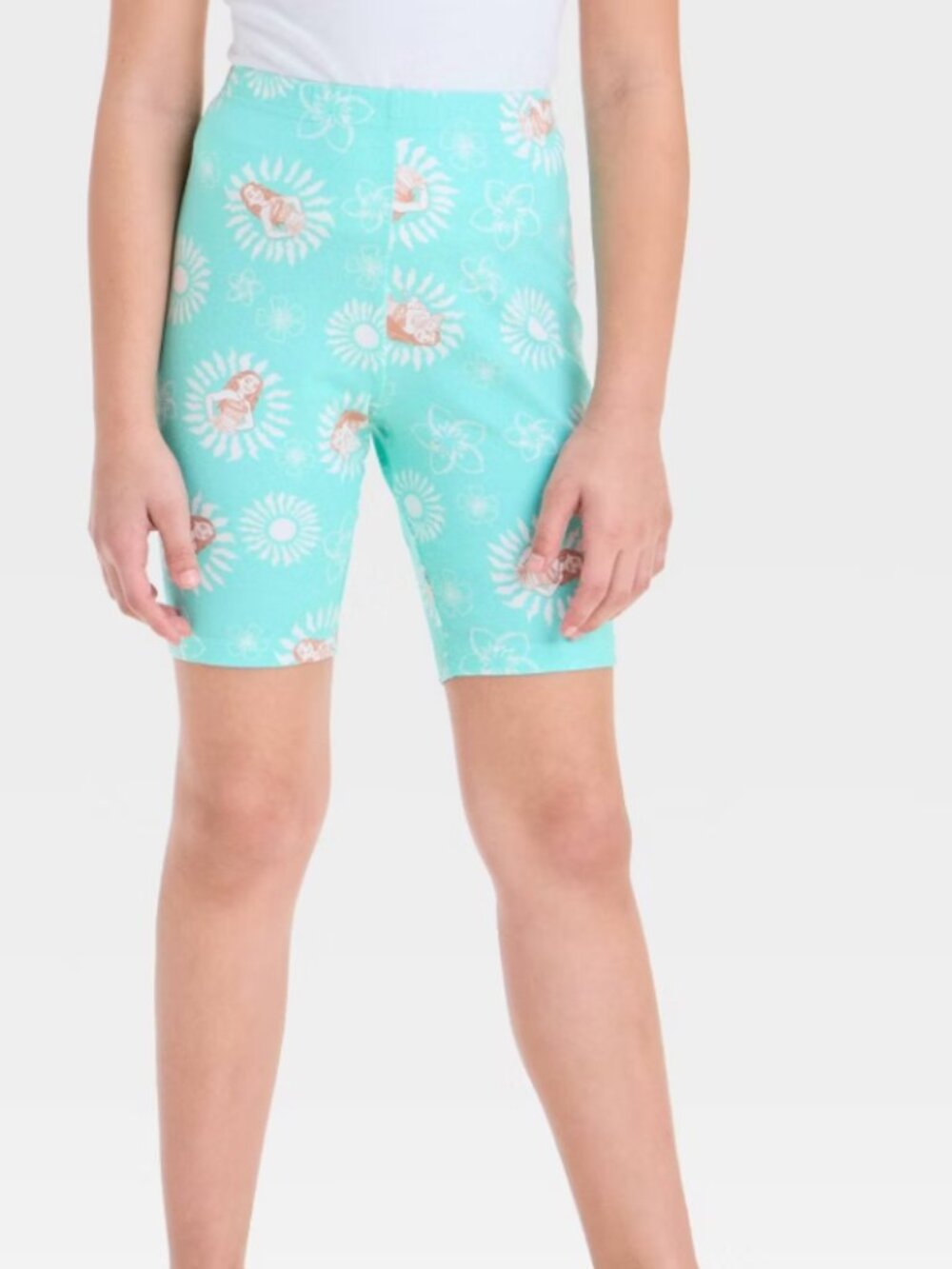 Girls' Moana Bike Shorts